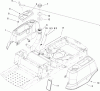 Toro 74360 (Z4200) - TimeCutter Z4200 Riding Mower, 2007 (270000001-270999999) Listas de piezas de repuesto y dibujos STYLING AND FUEL SYSTEM ASSEMBLY