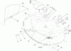 Toro 74360 (Z4200) - TimeCutter Z4200 Riding Mower, 2009 (290000001-290001198) Listas de piezas de repuesto y dibujos 42 INCH DECK ASSEMBLY