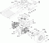 Toro 74360 (Z4200) - TimeCutter Z4200 Riding Mower, 2009 (290001199-290999999) Listas de piezas de repuesto y dibujos HYDRO DRIVE ASSEMBLY