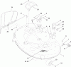 Toro 74360 (Z4200) - TimeCutter Z4200 Riding Mower, 2010 (310000001-310999999) Listas de piezas de repuesto y dibujos 42 INCH DECK ASSEMBLY
