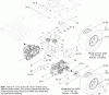 Toro 74360 (Z4200) - TimeCutter Z4200 Riding Mower, 2010 (310000001-310999999) Listas de piezas de repuesto y dibujos HYDRO TRACTION DRIVE ASSEMBLY