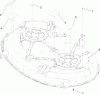 Toro 74363 (Z4200) - TimeCutter Z4220 Riding Mower, 2008 (280000001-280999999) Listas de piezas de repuesto y dibujos 42 INCH DECK ASSEMBLY NO. 110-6831