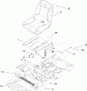 Toro 74363 (Z4200) - TimeCutter Z4220 Riding Mower, 2008 (280000001-280999999) Listas de piezas de repuesto y dibujos SEAT ASSEMBLY