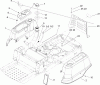 Toro 74370 (Z5000) - TimeCutter Z5000 Riding Mower, 2007 (270000001-270999999) Listas de piezas de repuesto y dibujos STYLING AND FUEL SYSTEM ASSEMBLY