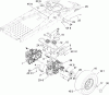 Toro 74373 (Z5030) - TimeCutter Z5030 Riding Mower, 2009 (290000001-290004012) Listas de piezas de repuesto y dibujos HYDRO DRIVE ASSEMBLY