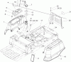 Toro 74374 (Z5040) - TimeCutter Z5040 Riding Mower, 2007 (270000001-270999999) Listas de piezas de repuesto y dibujos STYLING AND FUEL SYSTEM ASSEMBLY