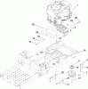 Toro 74375 (Z5060) - TimeCutter Z5060 Riding Mower, 2008 (280000001-280999999) Listas de piezas de repuesto y dibujos ENGINE AND CLUTCH ASSEMBLY