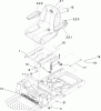 Toro 74375 (Z5060) - TimeCutter Z5060 Riding Mower, 2008 (280000001-280999999) Listas de piezas de repuesto y dibujos SEAT ASSEMBLY