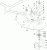 Toro 74375 (Z5060) - TimeCutter Z5060 Riding Mower, 2009 (290000001-290000199) Listas de piezas de repuesto y dibujos 50 INCH DECK SPINDLE AND DRIVE BELT ASSEMBLY
