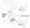 Toro 74376 (Z5035) - TimeCutter Z5035 Riding Mower, 2010 (310000001-310999999) Pièces détachées HYDRO TRACTION DRIVE ASSEMBLY