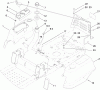 Toro 74380 (Z4200) - TimeCutter Z4200 Riding Mower, 2009 (290000001-290000325) Listas de piezas de repuesto y dibujos STYLING AND FUEL SYSTEM ASSEMBLY