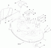 Toro 74380 (Z4200) - TimeCutter Z4200 Riding Mower, 2010 (310000001-310999999) Listas de piezas de repuesto y dibujos 42 INCH DECK ASSEMBLY