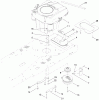 Toro 74380 (Z4200) - TimeCutter Z4200 Riding Mower, 2010 (310000001-310999999) Listas de piezas de repuesto y dibujos ENGINE AND CLUTCH ASSEMBLY
