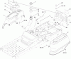 Toro 74380 (Z4200) - TimeCutter Z4200 Riding Mower, 2010 (310000001-310999999) Listas de piezas de repuesto y dibujos FUEL DELIVERY AND BODY STYLING ASSEMBLY