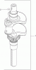 Toro 74381 (Z4202) - TimeCutter Z4202 Riding Mower, 2008 (280000001-280999999) Ersatzteile CRANKSHAFT ASSEMBLY KOHLER SV710-0027