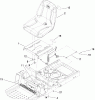 Toro 74381 (Z4202) - TimeCutter Z4202 Riding Mower, 2008 (280000001-280999999) Listas de piezas de repuesto y dibujos SEAT ASSEMBLY