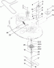 Toro 74381 (Z4202) - TimeCutter Z4202 Riding Mower, 2009 (290000001-290000210) Listas de piezas de repuesto y dibujos 42 INCH DECK SPINDLE AND BELT DRIVE ASSEMBLY