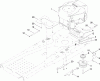 Toro 74381 (Z4202) - TimeCutter Z4202 Riding Mower, 2009 (290000001-290000210) Ersatzteile ENGINE, CLUTCH AND EXHAUST ASSEMBLY