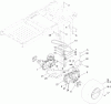 Toro 74385 (ZS 3200) - TimeCutter ZS 3200 Riding Mower, 2011 (311000001-311999999) Listas de piezas de repuesto y dibujos HYDRO TRANSAXLE DRIVE AND REAR WHEEL ASSEMBLY