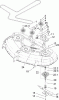 Toro 74399 (Z5020) - TimeCutter Z5020 Riding Mower, 2007 (270000001-270999999) Ersatzteile 50 INCH DECK SPINDLE AND BELT DRIVE ASSEMBLY