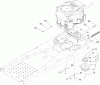 Toro 74399 (Z5020) - TimeCutter Z5020 Riding Mower, 2007 (270000001-270999999) Ersatzteile ENGINE AND CLUTCH ASSEMBLY