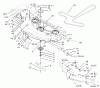 Toro 74401 (17-44ZX) - 17-44ZX TimeCutter ZX Riding Mower, 2003 (230000001-230999999) Listas de piezas de repuesto y dibujos 44IN DECK ASSEMBLY