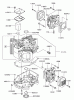 Toro 74401 (17-44ZX) - 17-44ZX TimeCutter ZX Riding Mower, 2003 (230000001-230999999) Listas de piezas de repuesto y dibujos CYLINDER AND CRANKCASE ASSEMBLY KAWASAKI FH500V-BS36