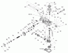 Toro 74401 (17-44ZX) - 17-44ZX TimeCutter ZX Riding Mower, 2003 (230000001-230999999) Listas de piezas de repuesto y dibujos RH HYDRO TRANSAXLE ASSEMBLY NO. 107-1708