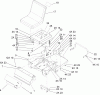 Toro 74401 (17-44ZX) - 17-44ZX TimeCutter ZX Riding Mower, 2004 (240000001-240999999) Listas de piezas de repuesto y dibujos MAIN FRAME ASSEMBLY
