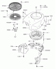 Toro 74401 (Z17-44) - Z17-44 TimeCutter Z Riding Mower, 2002 (220000001-220999999) Listas de piezas de repuesto y dibujos COOLING EQUIPMENT ASSEMBLY KAWASAKI FH500V-AS36