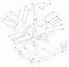 Toro 74401 (Z17-44) - Z17-44 TimeCutter Z Riding Mower, 2002 (220000001-220999999) Listas de piezas de repuesto y dibujos HEIGHT-OF-CUT ASSEMBLY