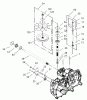 Toro 74402 (14-38Z) - 14-38Z TimeCutter Z Riding Mower, 2003 (230000001-230999999) Listas de piezas de repuesto y dibujos FAN AND PULLEY ASSEMBLY LH HYDROSTAT NO. 105-3492