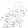 Toro 74402 (14-38Z) - 14-38Z TimeCutter Z Riding Mower, 2003 (230000001-230999999) Listas de piezas de repuesto y dibujos FRAME ASSEMBLY