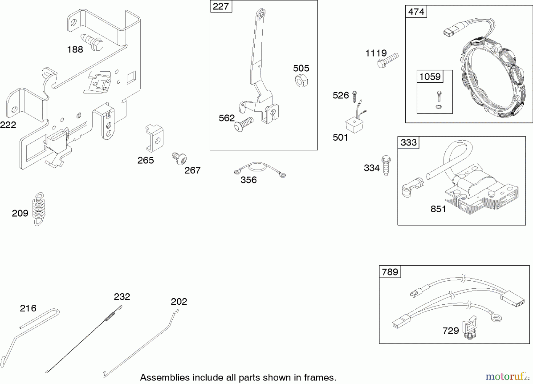 Toro Neu Mowers, Zero-Turn 74402 (14-38Z) - Toro 14-38Z TimeCutter Z Riding Mower, 2004 (240000001-240999999) GOVERNOR ASSEMBLY BRIGGS AND STRATTON 280H07-0166-E1