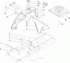 Toro 74402 (Z380) - TimeCutter Z380 Riding Mower, 2005 (250000001-250999999) Listas de piezas de repuesto y dibujos STYLING ASSEMBLY