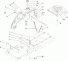 Toro 74402 (Z380) - TimeCutter Z380 Riding Mower, 2006 (260000001-260999999) Listas de piezas de repuesto y dibujos STYLING ASSEMBLY