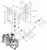 Toro 74403 (16-42Z) - 16-42Z TimeCutter Z Riding Mower, 2003 (230000001-230999999) Listas de piezas de repuesto y dibujos FAN AND PULLEY ASSEMBLY RH HYDROSTAT NO. 105-3491
