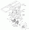 Toro 74403 (16-42Z) - 16-42Z TimeCutter Z Riding Mower, 2003 (230000001-230999999) Listas de piezas de repuesto y dibujos HYDRO AND BELT DRIVE ASSEMBLY