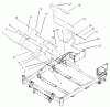 Toro 74405 (18-52ZX) - 18-52ZX TimeCutter ZX Riding Mower, 2003 (230000001-230999999) Listas de piezas de repuesto y dibujos HEIGHT-OF-CUT HANDLE AND PLATE ASSEMBLY