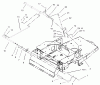 Toro 74405 (18-52ZX) - 18-52ZX TimeCutter ZX Riding Mower, 2003 (230000001-230999999) Listas de piezas de repuesto y dibujos PARKING BRAKE ASSEMBLY