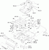 Toro 74406 (ZX440) - TimeCutter ZX440 Riding Mower, 2005 (250000001-250999999) Spareparts MAIN FRAME ASSEMBLY