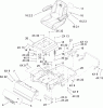 Toro 74406 (ZX440) - TimeCutter ZX440 Riding Mower, 2008 (280000001-280999999) Listas de piezas de repuesto y dibujos MAIN FRAME ASSEMBLY
