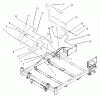 Toro 74407 (ZX525) - TimeCutter ZX525 Riding Mower, 2005 (250000001-250999999) Spareparts HEIGHT-OF-CUT ASSEMBLY