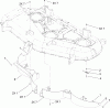 Toro 74407 (ZX525) - TimeCutter ZX525 Riding Mower, 2007 (270000001-270999999) Pièces détachées 52 INCH RECYCLER ASSEMBLY