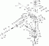 Toro 74407 (ZX525) - TimeCutter ZX525 Riding Mower, 2007 (270000001-270999999) Listas de piezas de repuesto y dibujos RH HYDRO ASSEMBLY NO. 108-8506