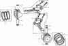 Toro 74425 (Z530) - TimeCutter Z530 Riding Mower, 2006 (260000001-260999999) Listas de piezas de repuesto y dibujos PISTON AND CONNECTING ROD ASSEMBLY HONDA GXV530 EXA2LB