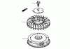 Toro 74425 (Z530) - TimeCutter Z530 Riding Mower, 2007 (270000001-270999999) Ersatzteile FLYWHEEL ASSEMBLY HONDA GXV530 EXA2LB