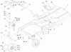Toro 74432 (ZD380) - TimeCutter ZD380 Riding Mower, 2007 (270000001-270999999) Listas de piezas de repuesto y dibujos FRAME ASSEMBLY