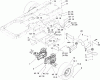 Toro 74432 (ZD380) - TimeCutter ZD380 Riding Mower, 2007 (270000001-270999999) Listas de piezas de repuesto y dibujos HYDRO AND BELT DRIVE ASSEMBLY