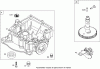 Toro 74433 (ZD420) - TimeCutter ZD420 Riding Mower, 2007 (270000001-270999999) Listas de piezas de repuesto y dibujos CRANKCASE ASSEMBLY BRIGGS AND STRATTON 31P777-0125-E1